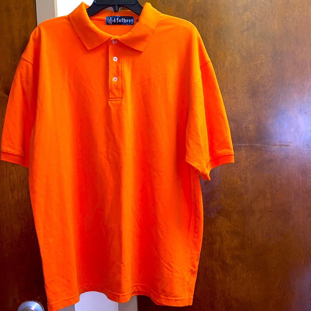 One men’s polo shirt